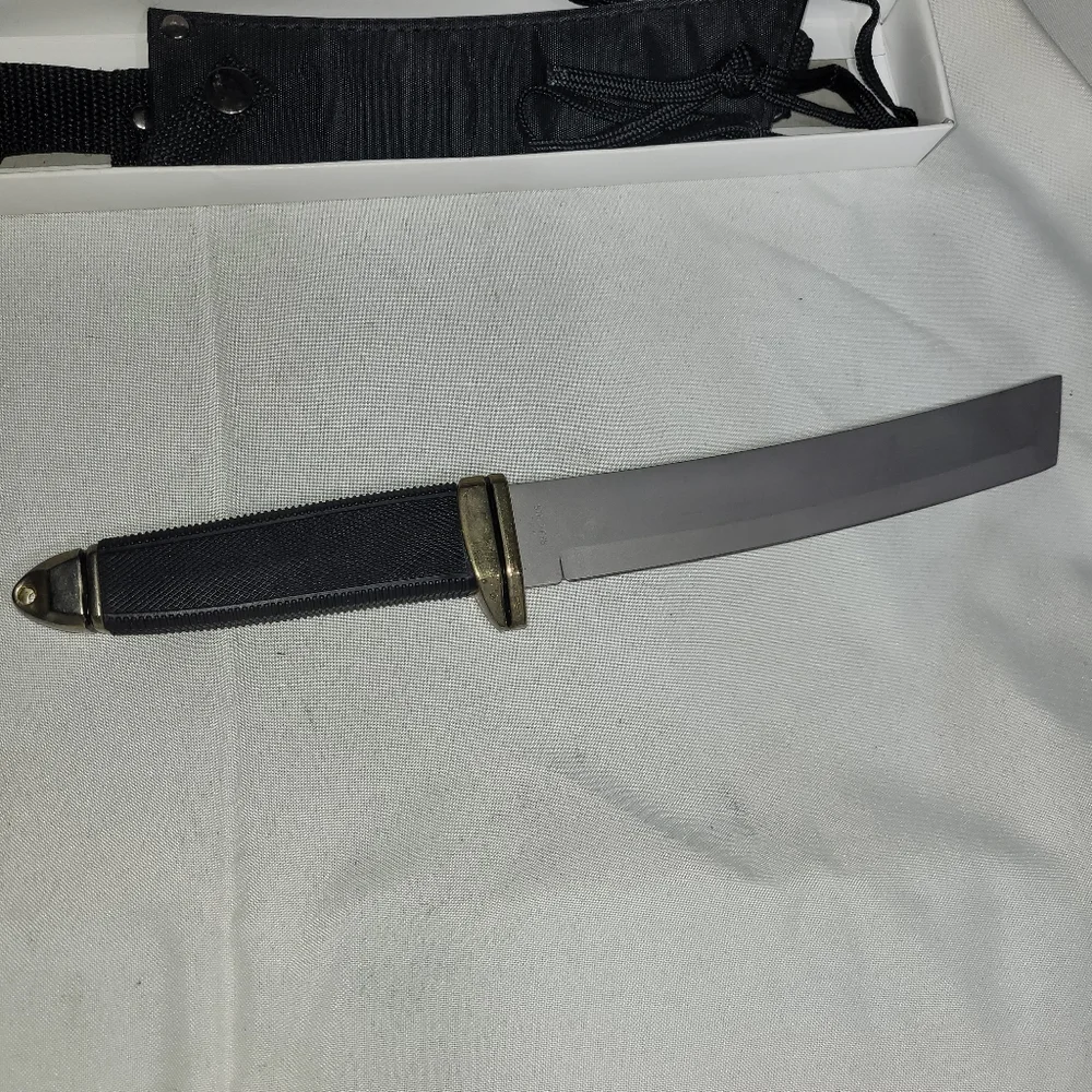 Tanto Fixed Blade Knife - Black